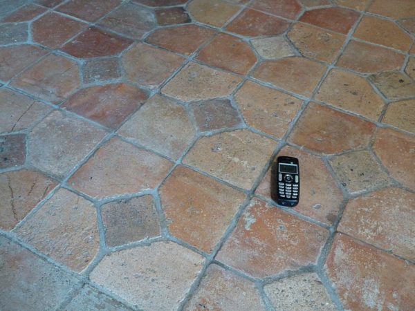 Antique french terracotta floors