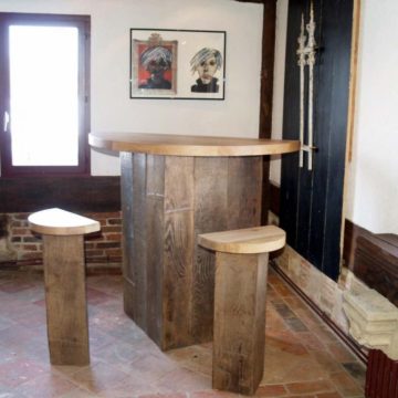 Bar en vieux bois
