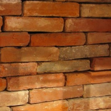 antique bricks in pinky orange