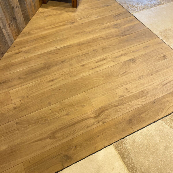 Antique finish aged floor