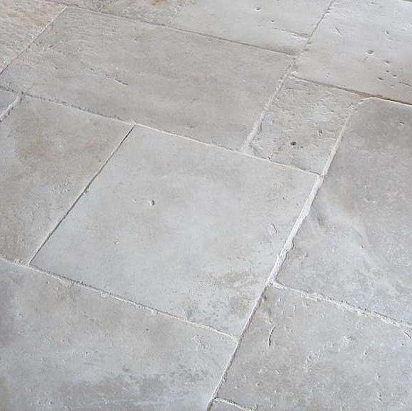 Antique limestone flagstones