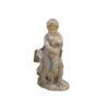 antique statue of a goose and a boy