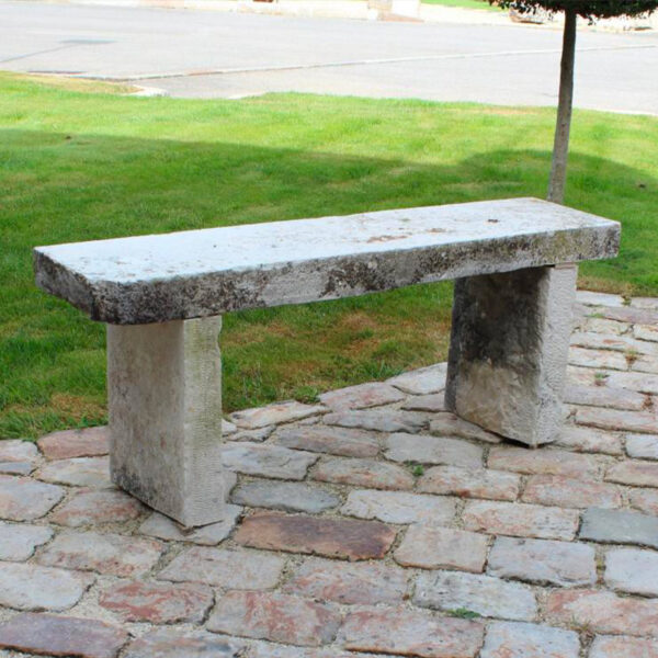 antique stone bench