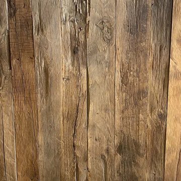 Antique wood beam facing boards