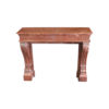French red marble mantel