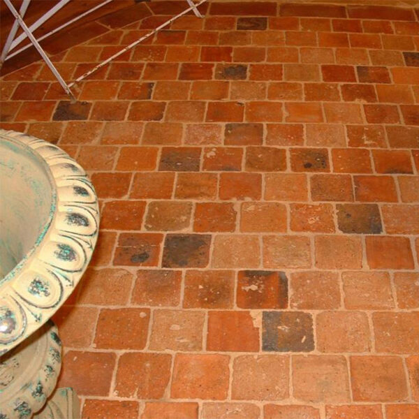 implementation with reclaimed antique tiles
