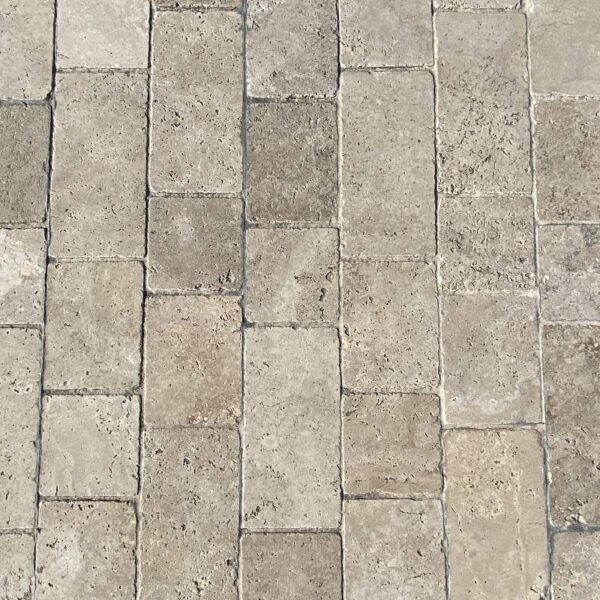 New travertine pavers