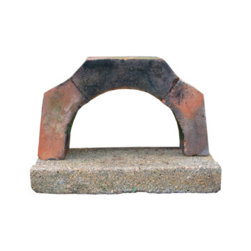 reclaimed bread oven entrance