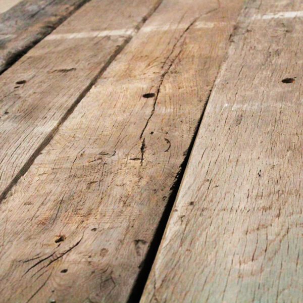 Reclaimed oak wagon boards at BCA