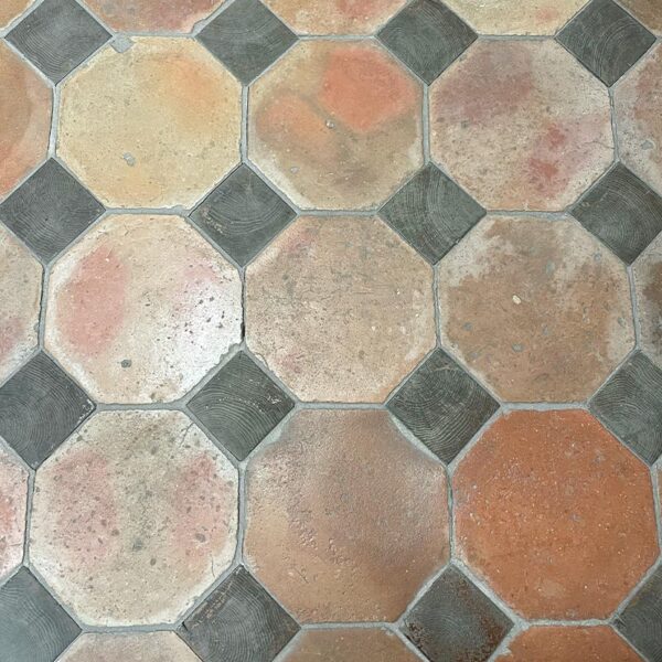 reclaimed tile terracotta and oak