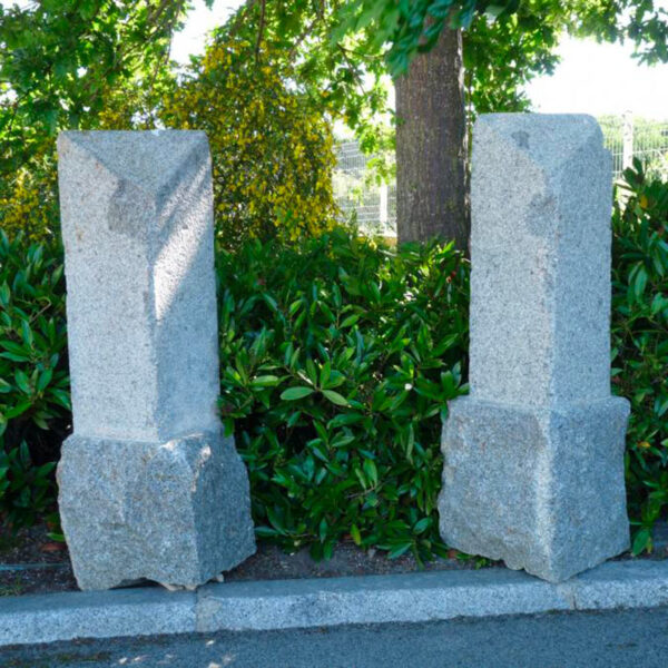 rectangular french stone posts