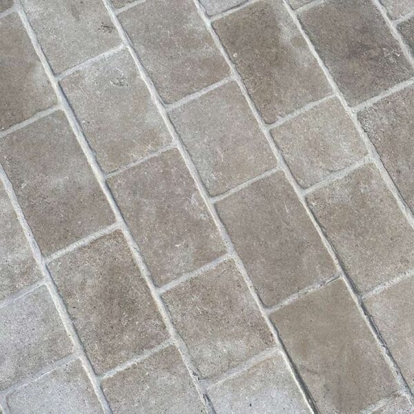 repliced antiqued pavers