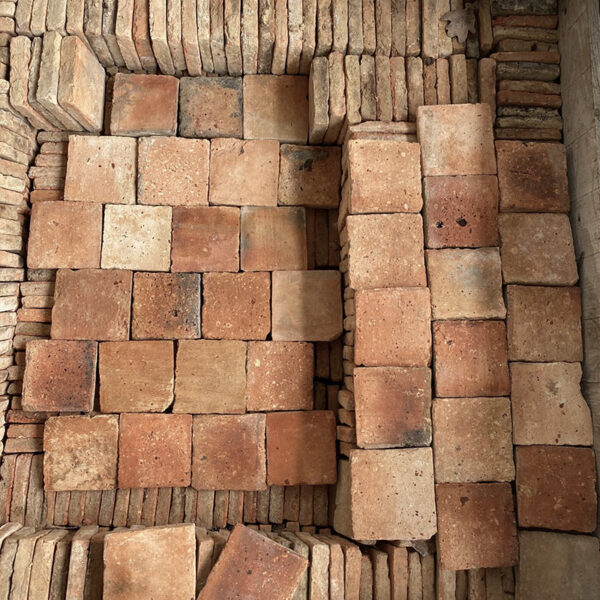 stock of 10cm reclaimed ancient tiles