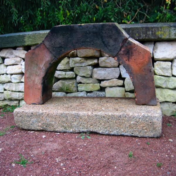 traditional french bread oven entrance