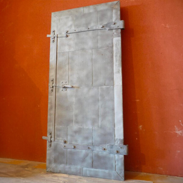 wood door clad in metal