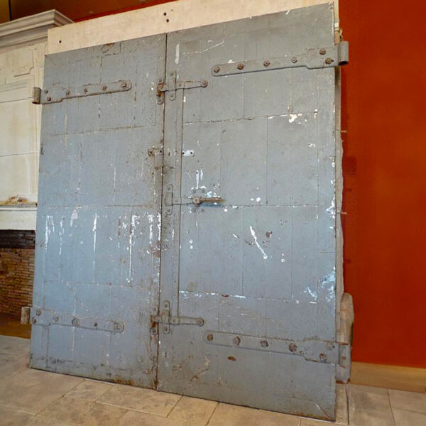 wood door clad in metal