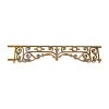 Iron window guard rails haussmann style