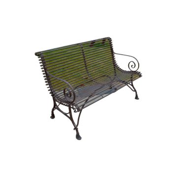 French ironwork bench seat