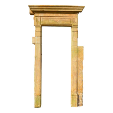 antique french limestone door surround