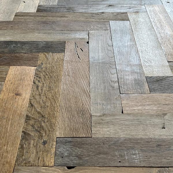 French oak harringbone floor
