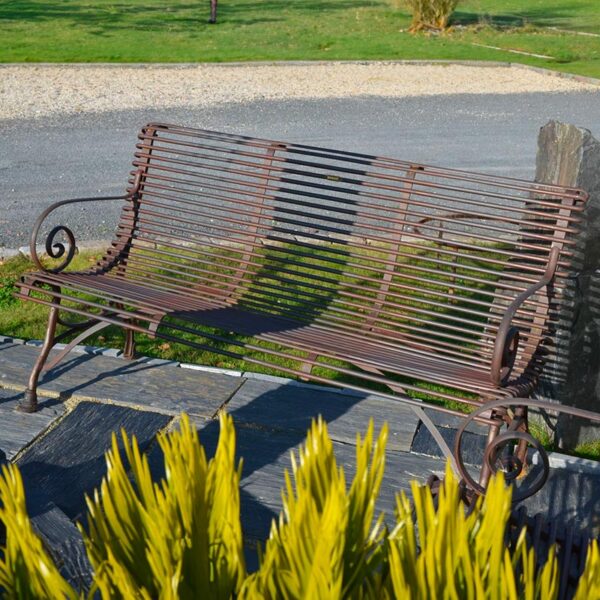 ols style metal bench