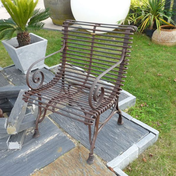 outdoor chair metal French style