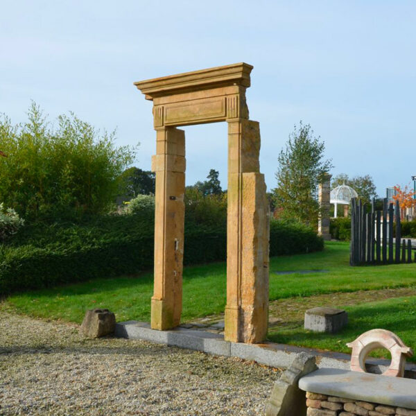 stone door frame