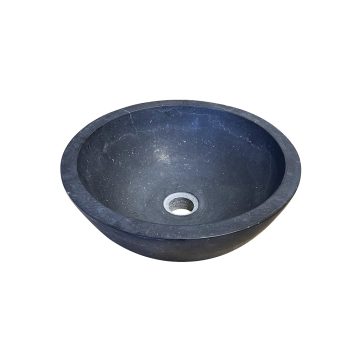 Circular bluestone washbasin