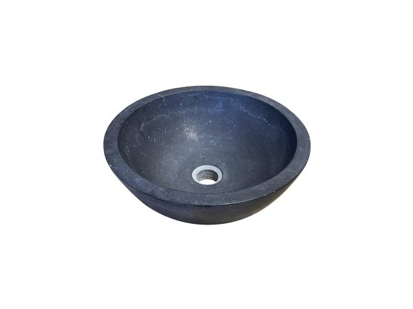 Circular bluestone washbasin