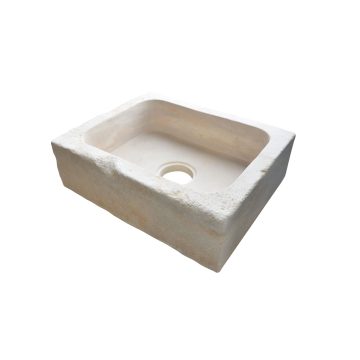 Limestone antiqued sink