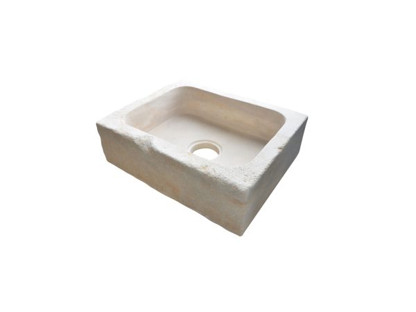 Limestone antiqued sink