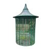 Circular birdcage in steel and zinc - aviary