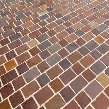 new sandstone pavers