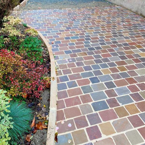 sandstone pavers colorful