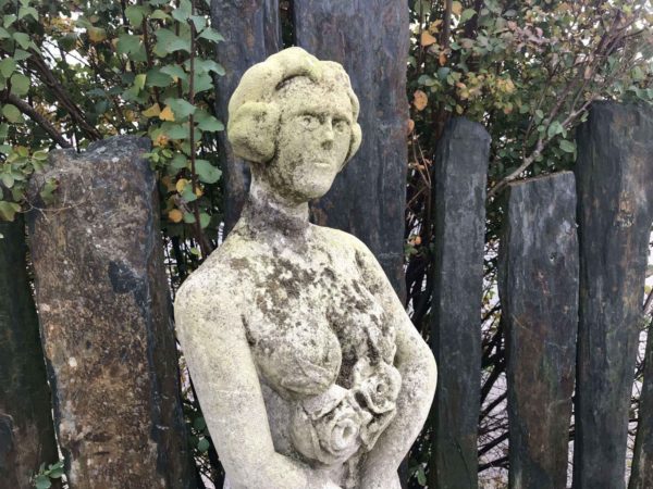 women with flowers look