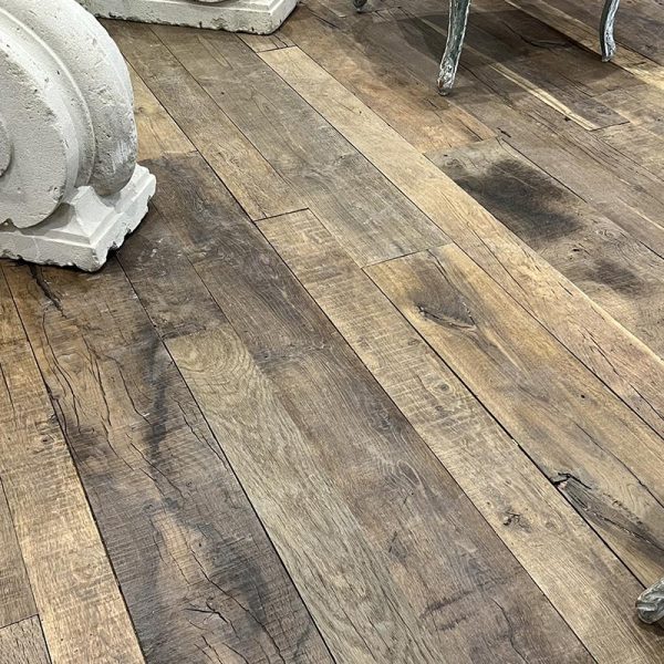 Brushed floorboards floor