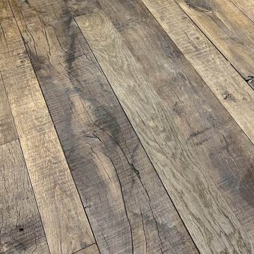 Reclaimed brushed french oak floorboards