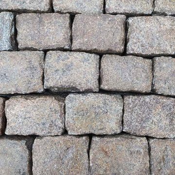 antique reclaimed french granite cobblestones