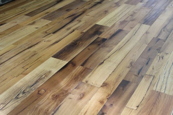 Engineered reclaimed oak flooring