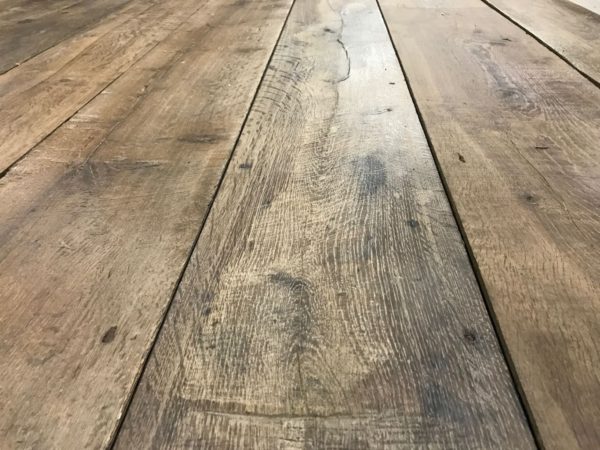 Genuine antique reclaimed French oak floorboards