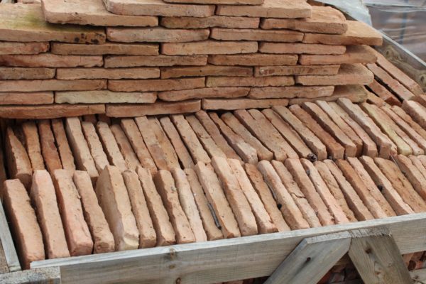antique reclaimed thin bricks