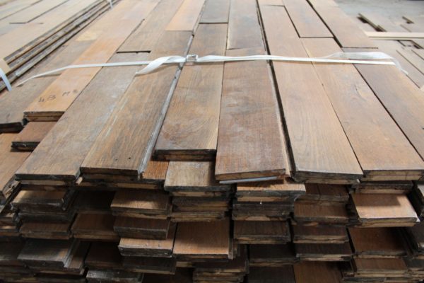 Authentic antique 19th century French oak parquet flooring