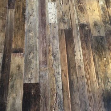 RECLAIMED ENGINEERED ELM FLOORBOARDS