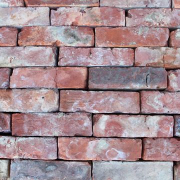 reclaimed red bricks