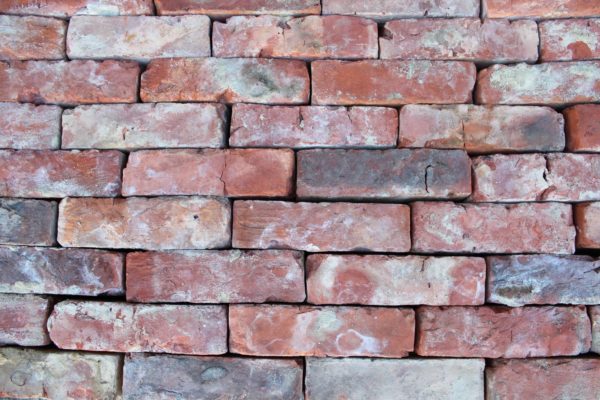 reclaimed red bricks