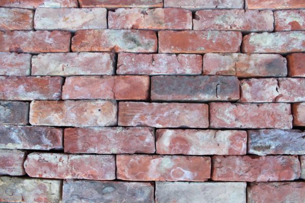 reclaimed red bricks