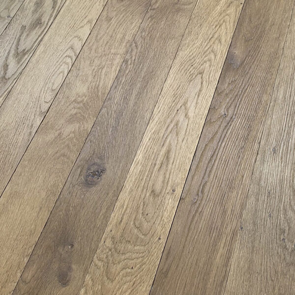 Antiqued solid french oak floor