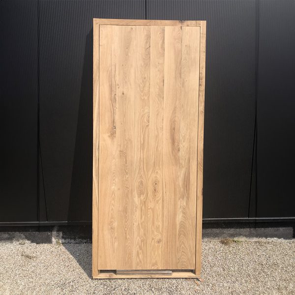Door made from planed wagon floor