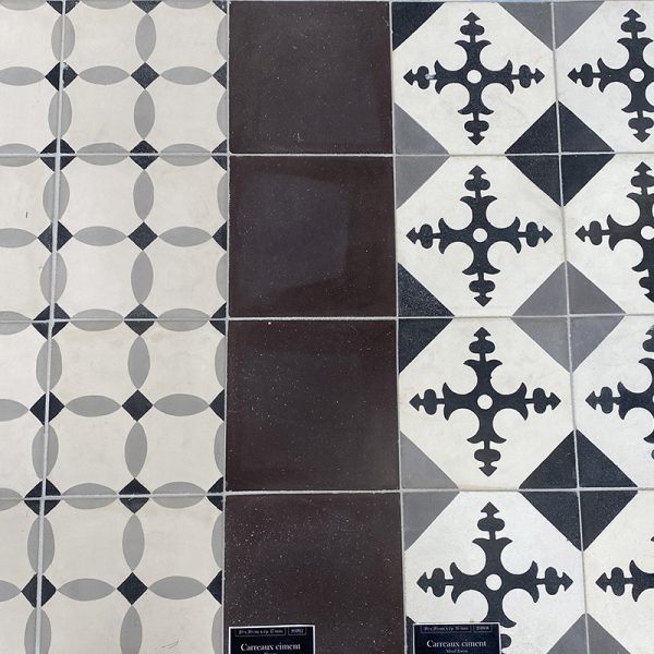 brown weathered finish cement tiles