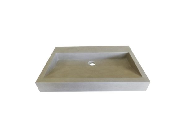 Washbasin in natural stone Mera Grey France